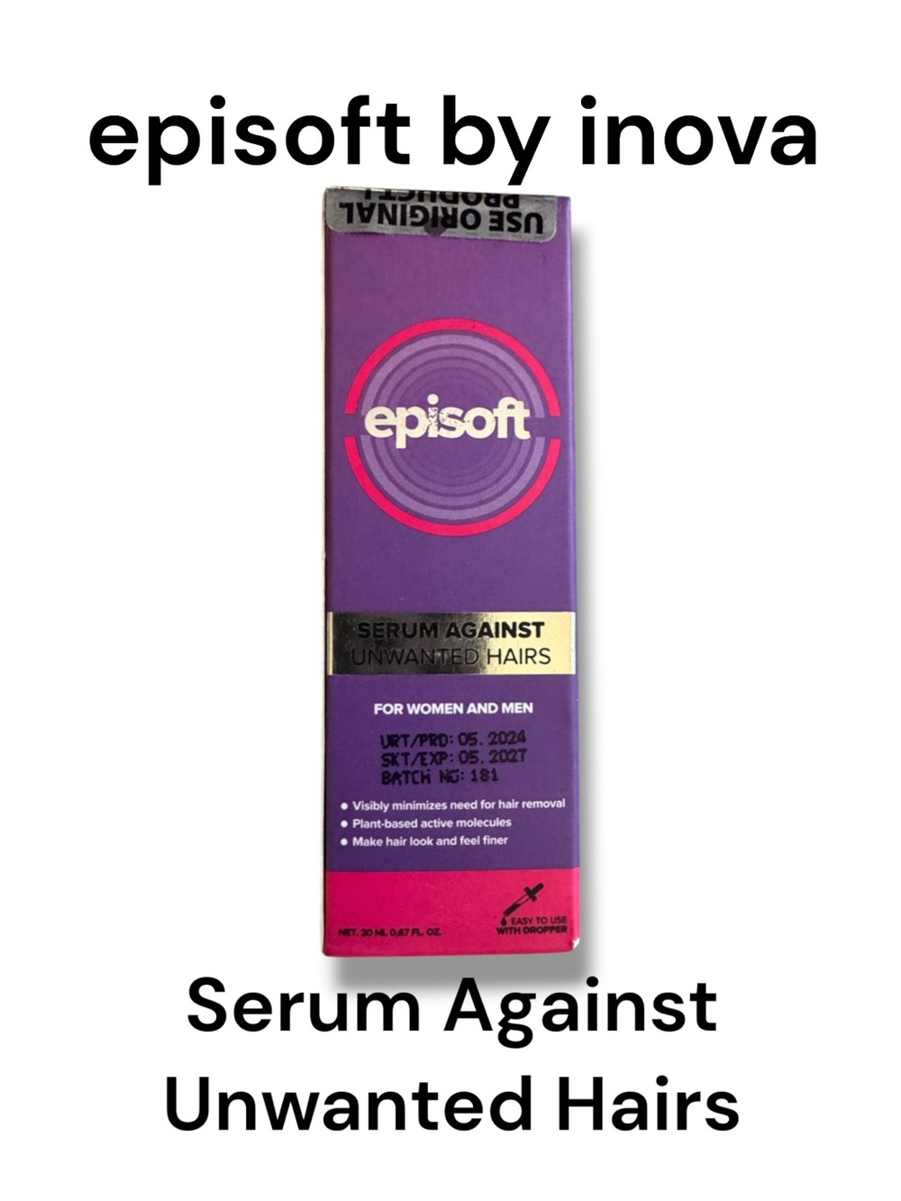 Episoft Serum Against Unwanted Hairs
